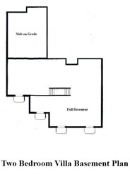 Two Bedroom Villa Floor Plan